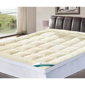 1600GSM Sherpa Winter Mattress Topper Double