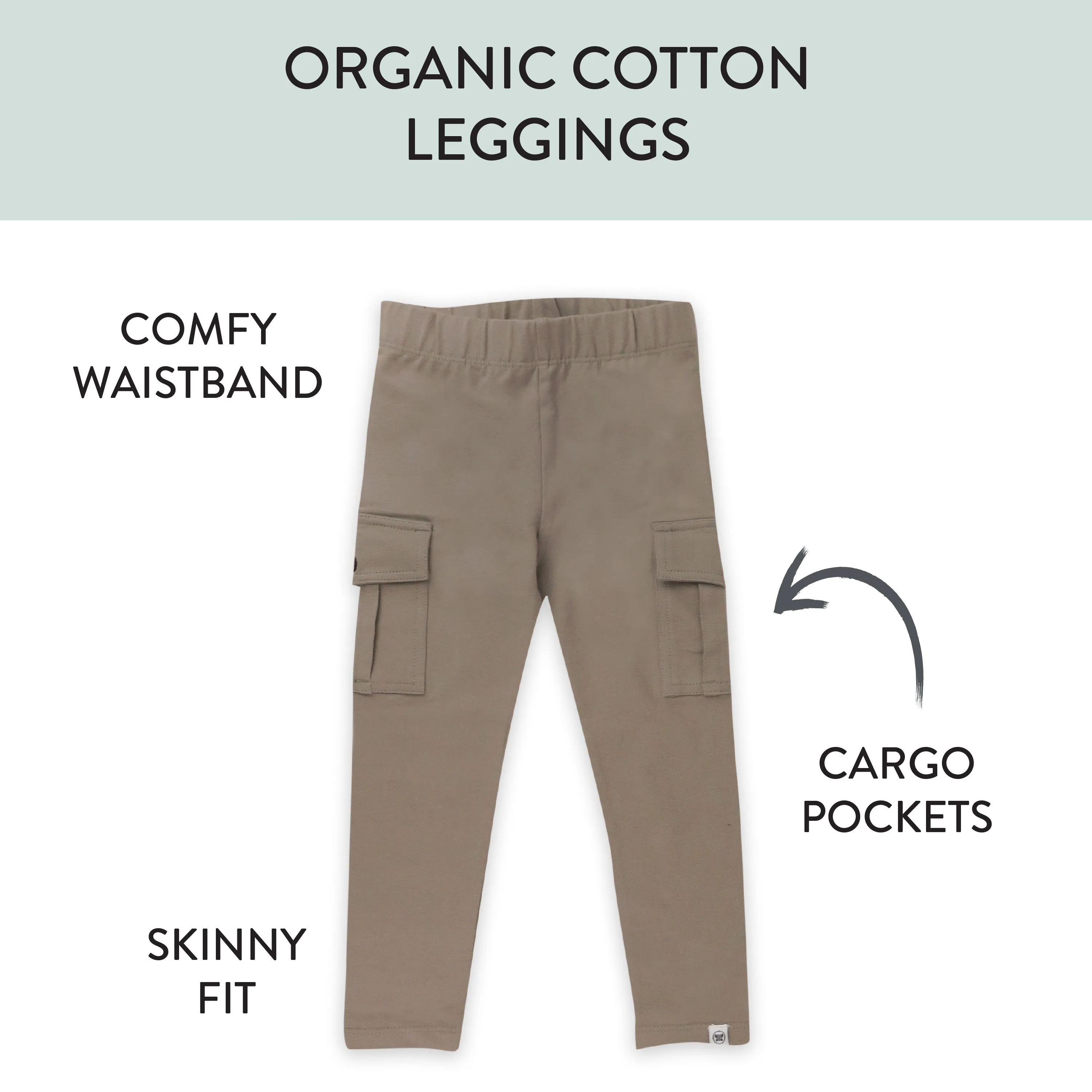 3-Pack Organic Cotton Legging Set