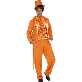 90s Orange Stupid Tuxedo Costume - Orange