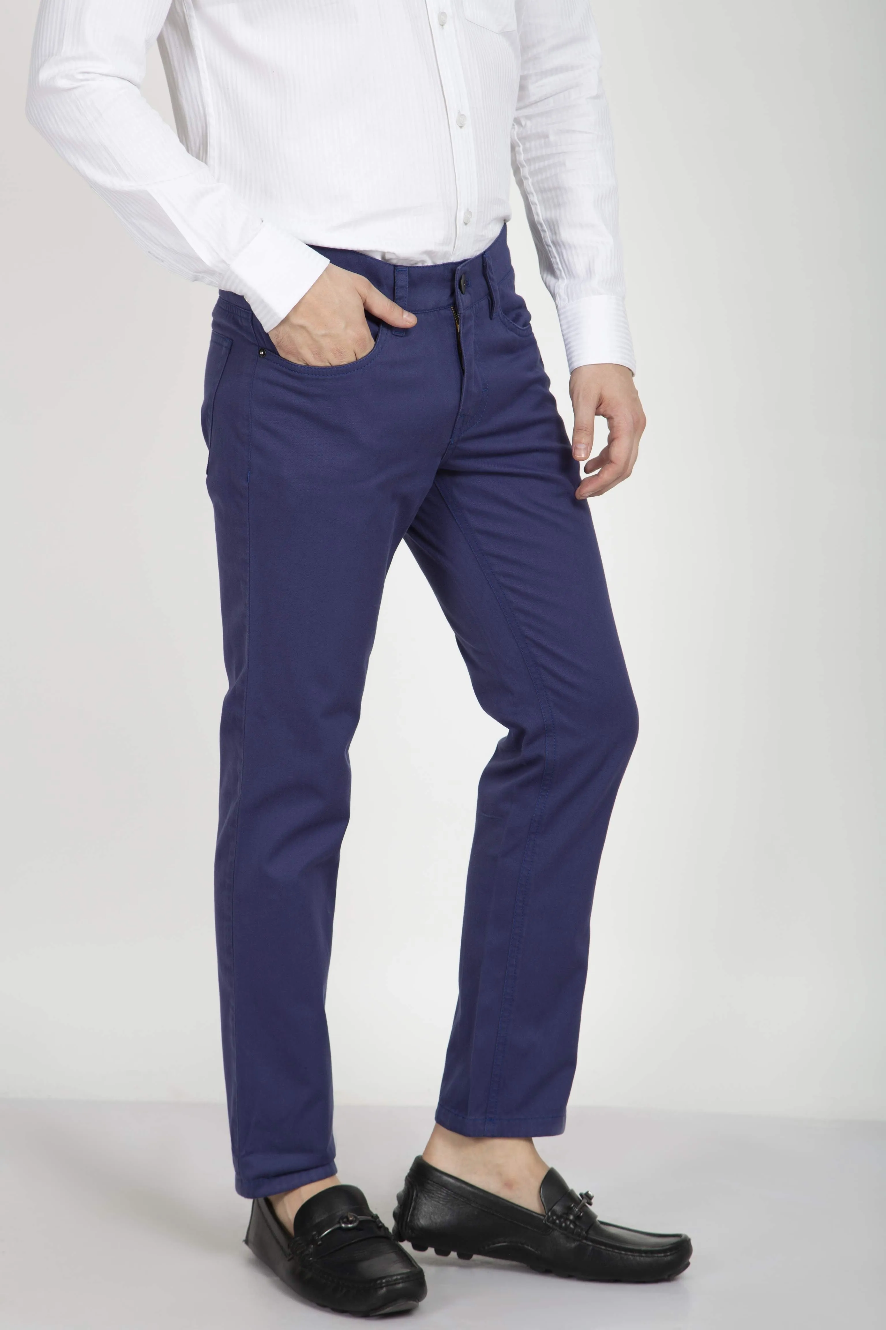 A7 | FINE ITALIAN BLUE TWILL JEANS