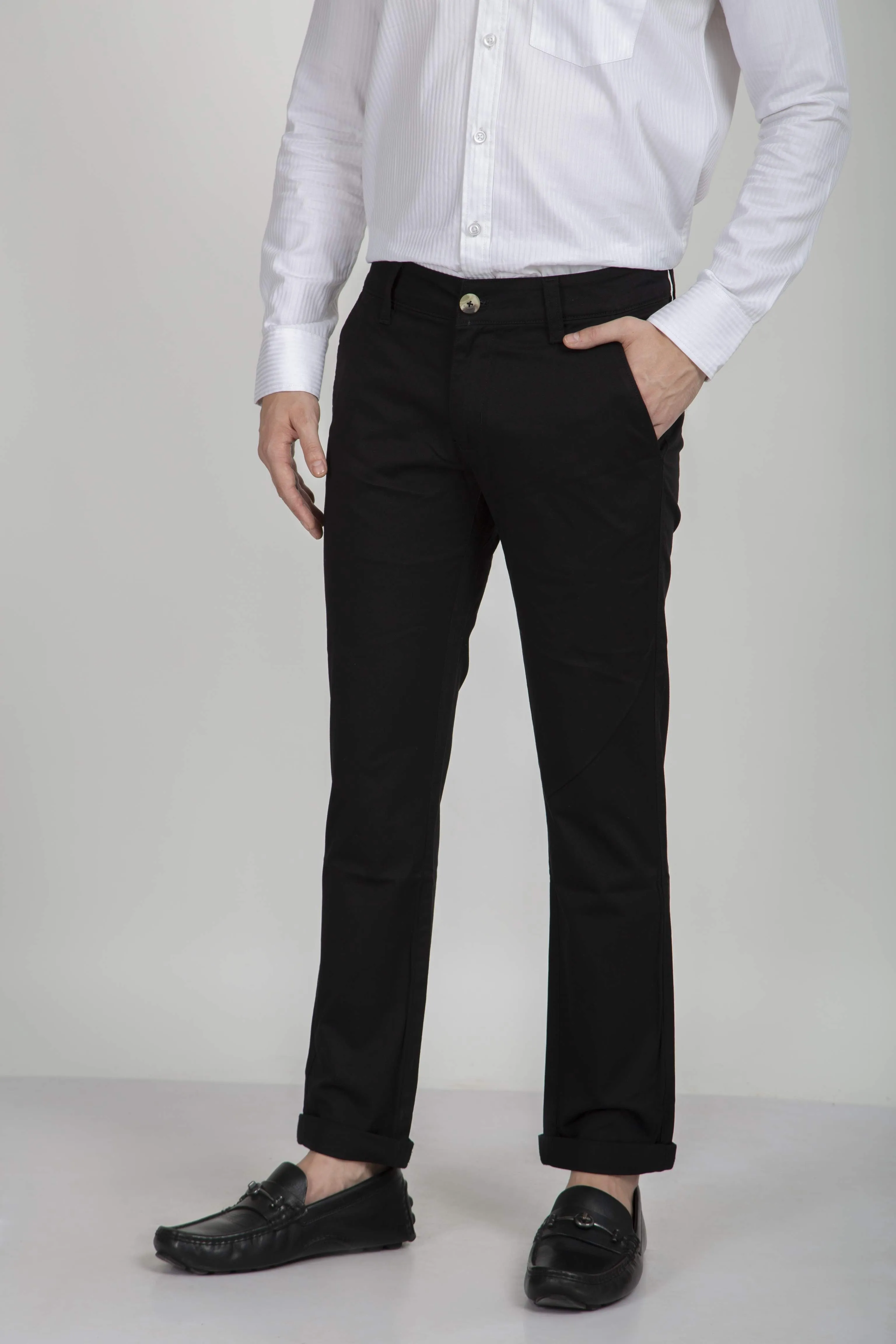 A9 | FINE ITALIAN BLACK CHINOS