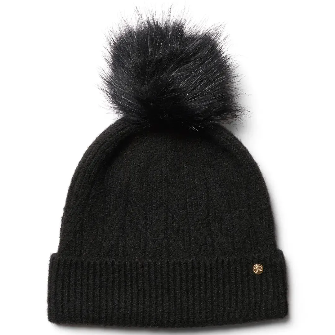 Alice Knit Beanie Hat - Black by Failsworth