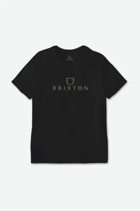 Alpha Thread S/S Standard Tee - Black/Olive Surplus