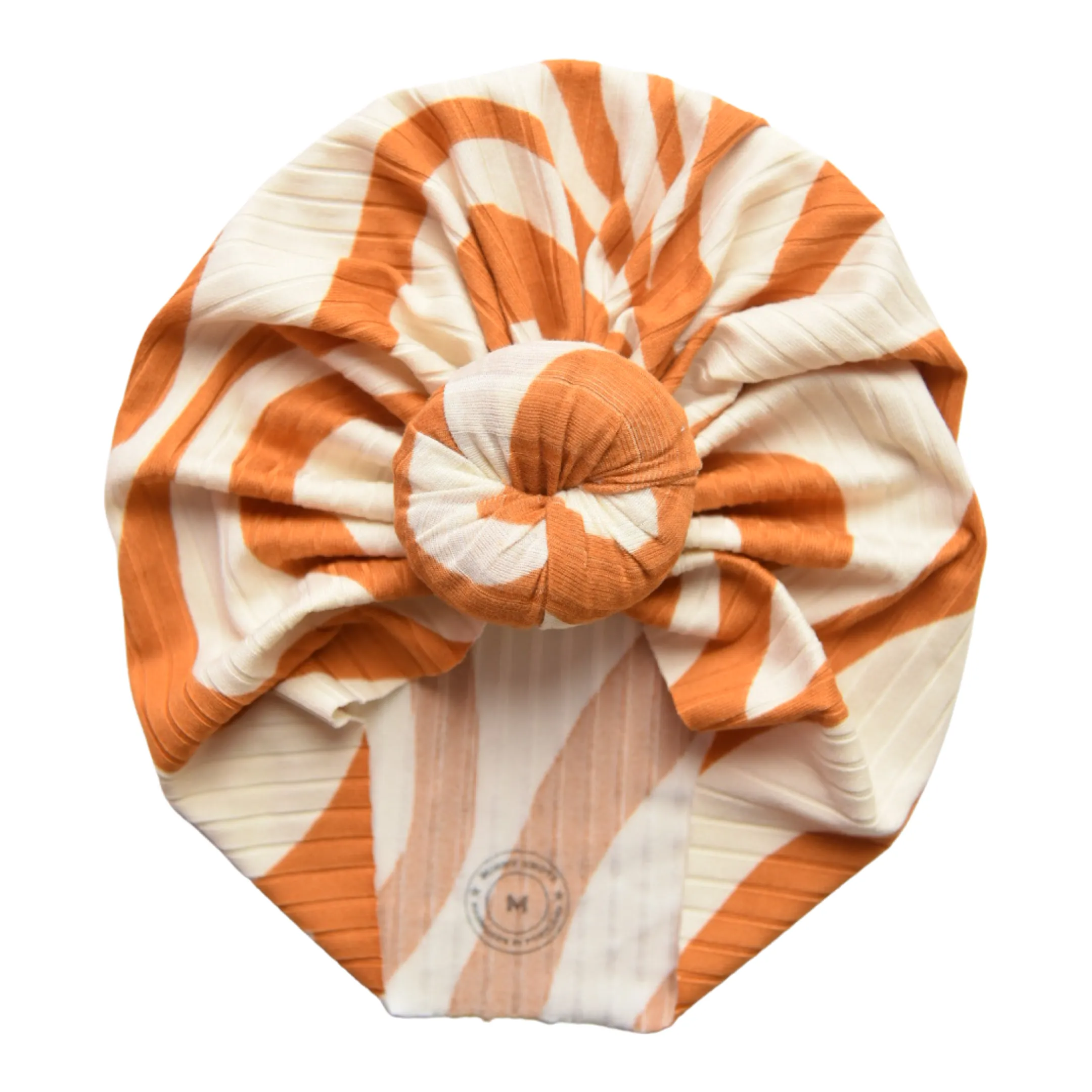 Amarella | Retro Swirl | Brushed Rib Headwrap