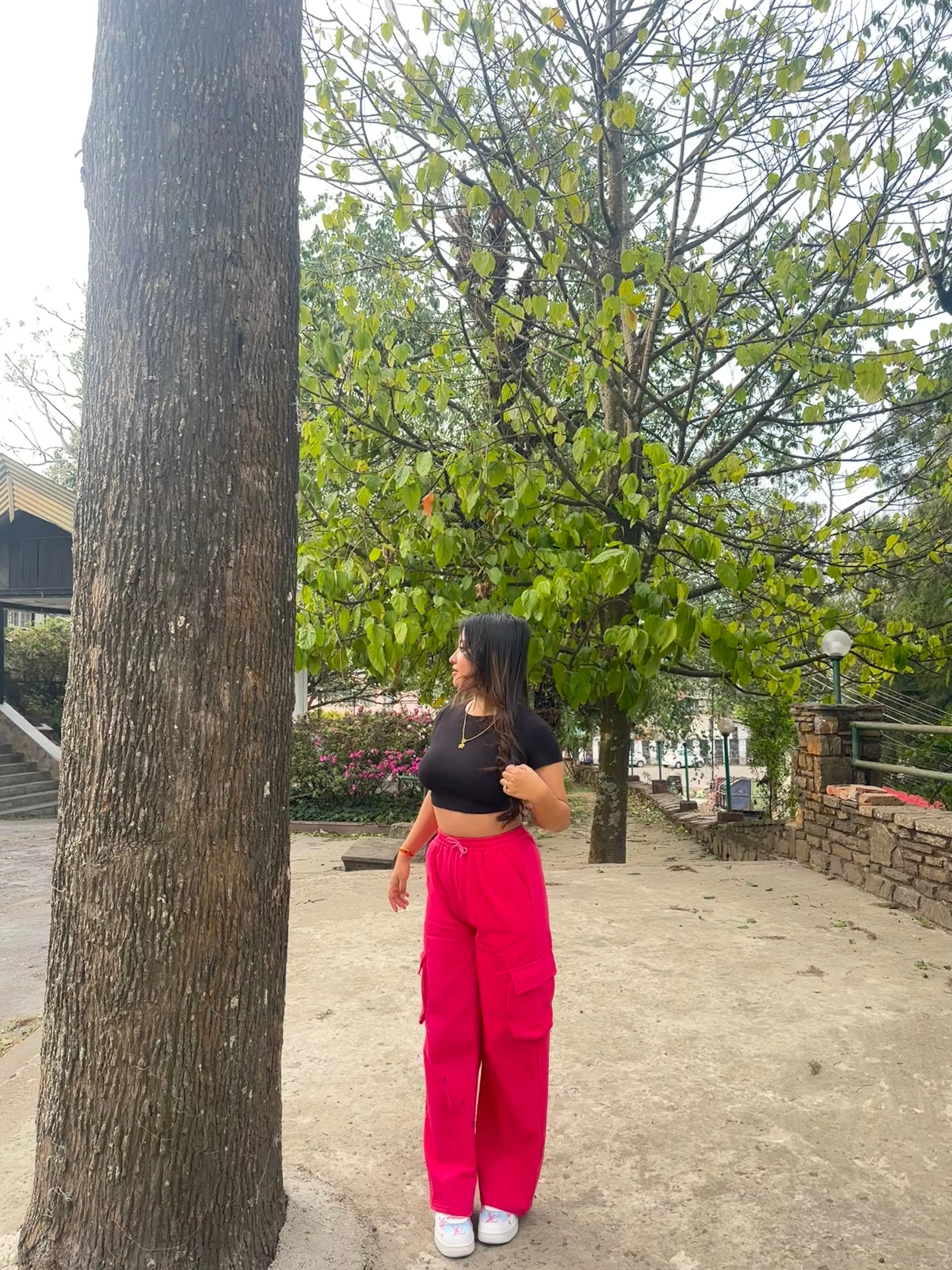 Amelia Hot pink cargo pants