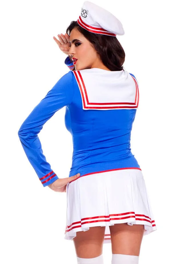 Anchors Away Sexy Womens Sailor Costume