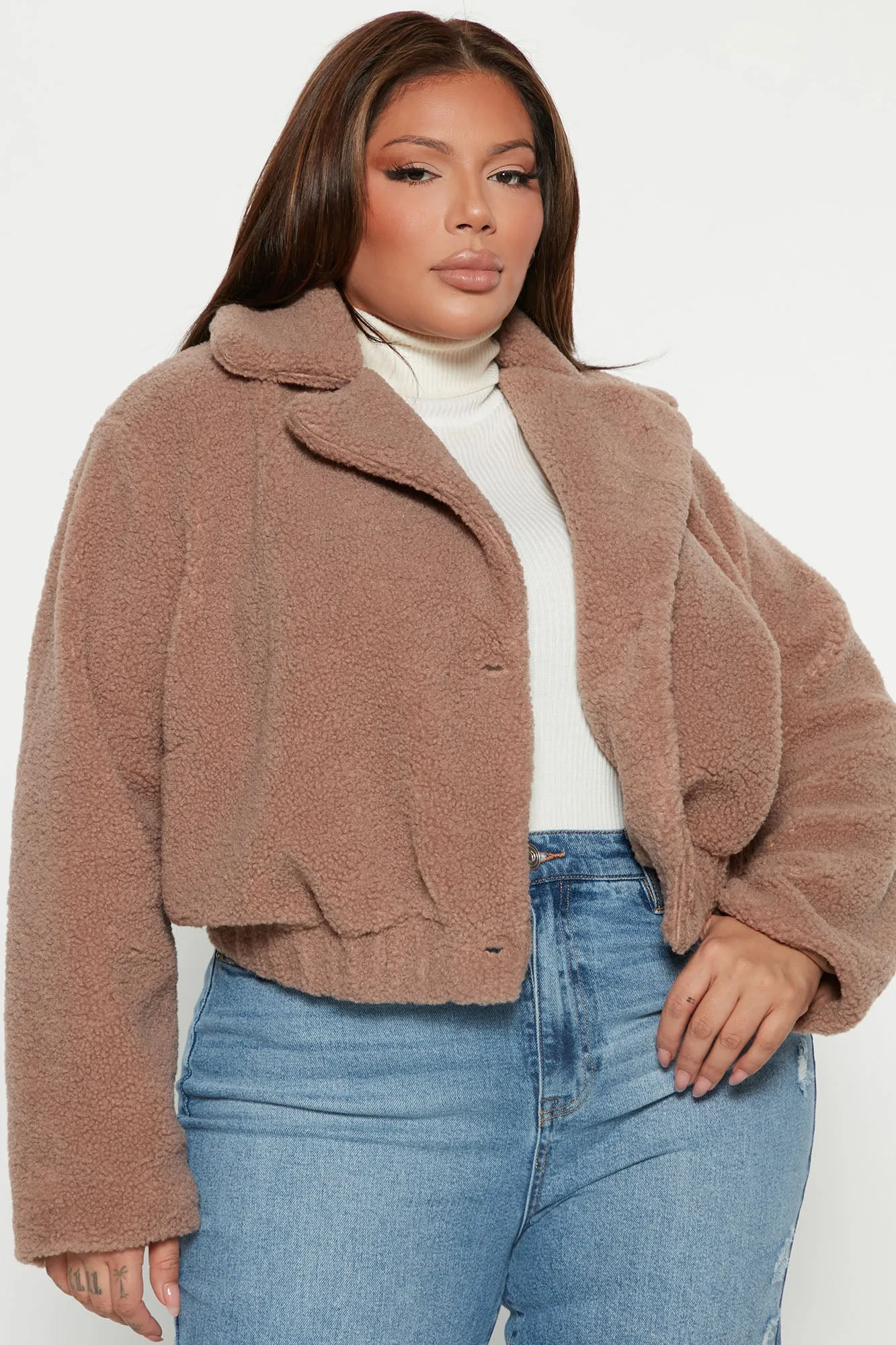 Are You Faux Real Jacket - Mocha