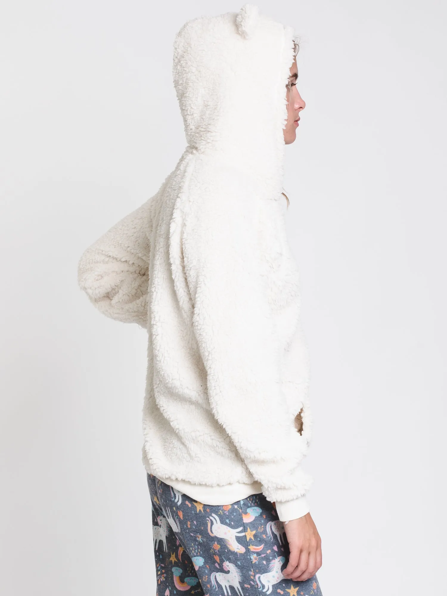 AVA SHERPA HOODIE - CLEARANCE