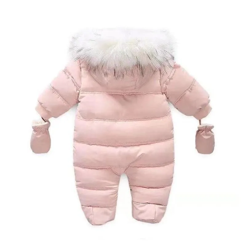 Baby Thick Warm Hooded Snowsuit