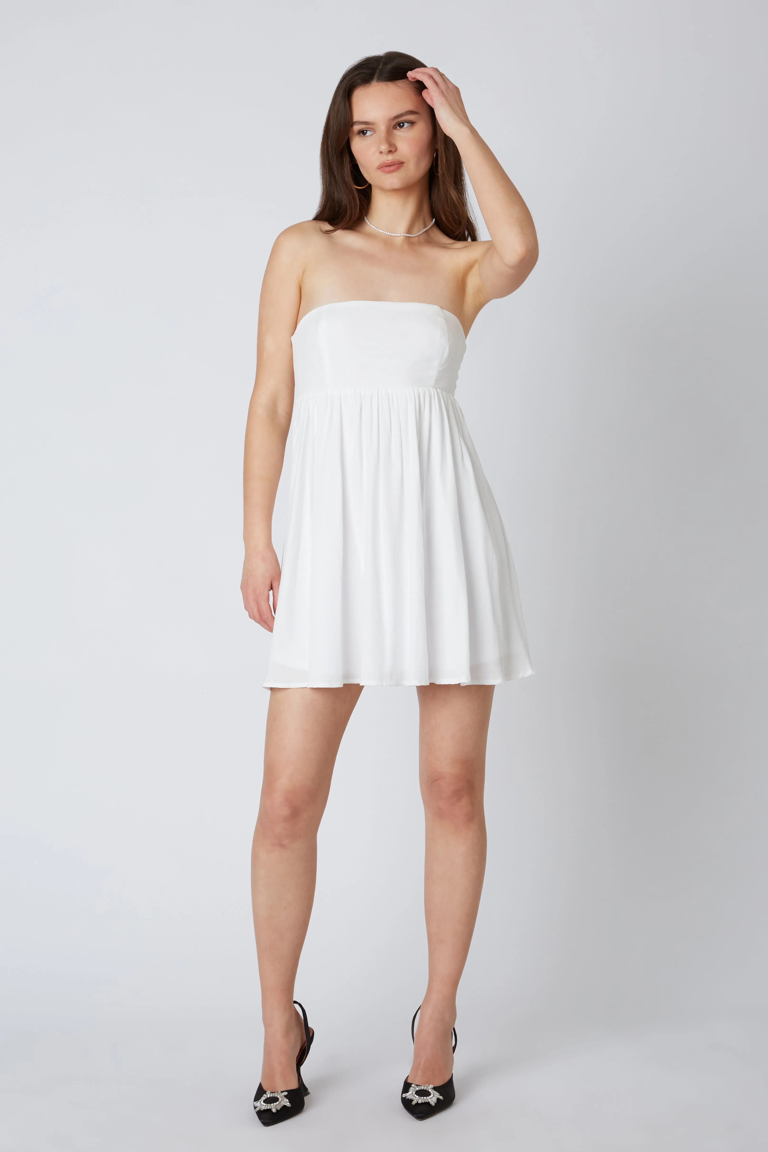 Babydoll Strapless Dress