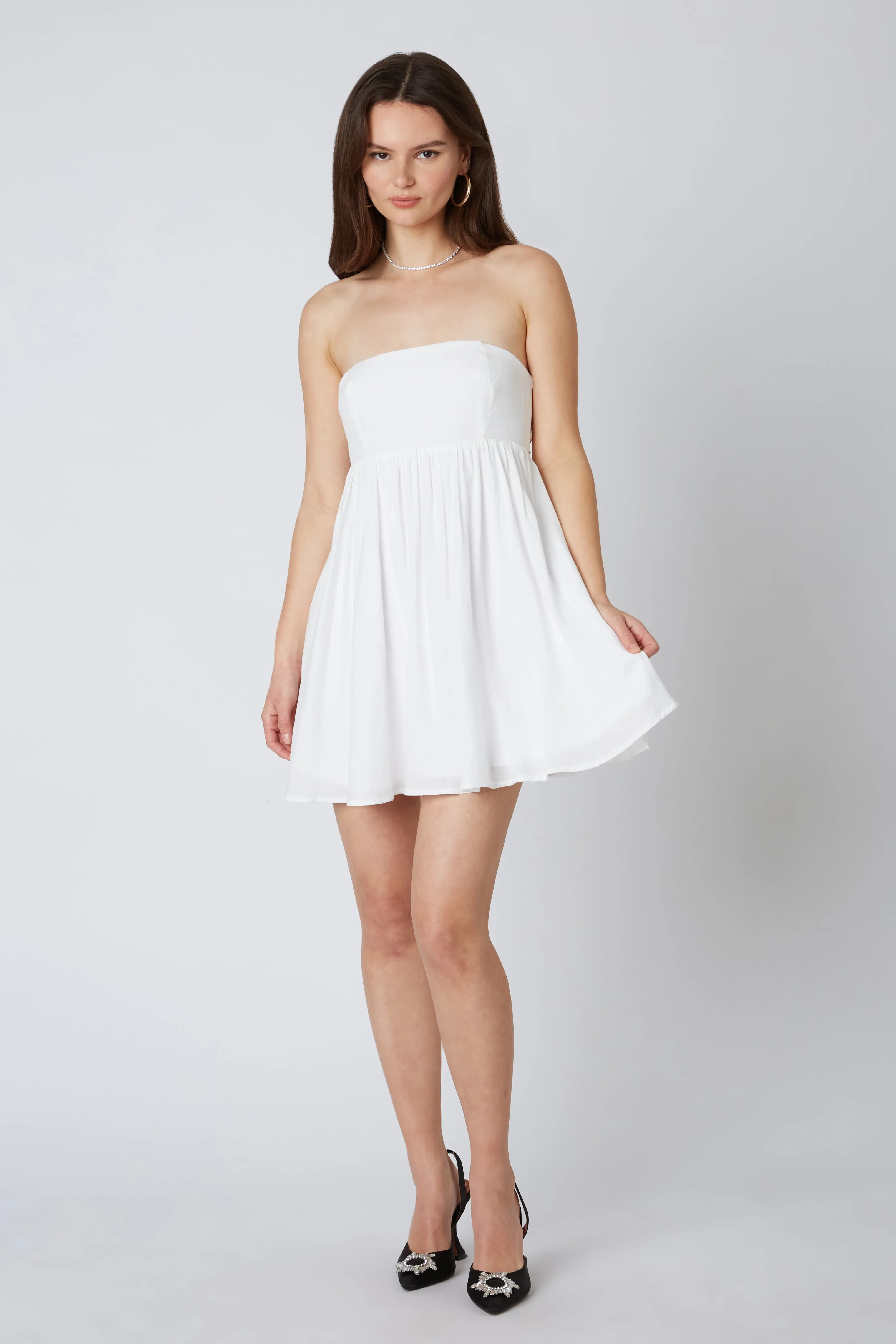 Babydoll Strapless Dress