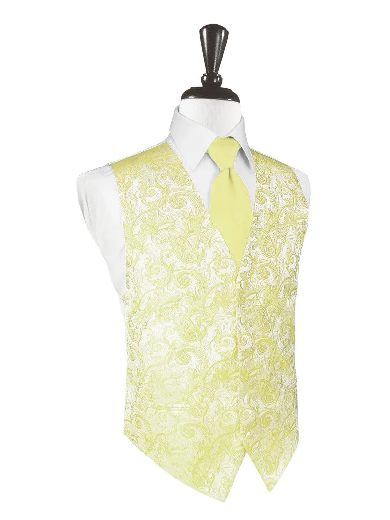 Banana Tapestry Tuxedo Vest and Tie Set