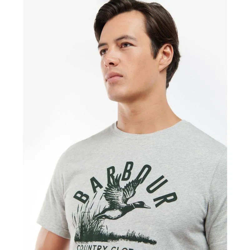 Barbour Country Clothing Mens Tee - Grey Marl