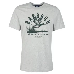 Barbour Country Clothing Mens Tee - Grey Marl