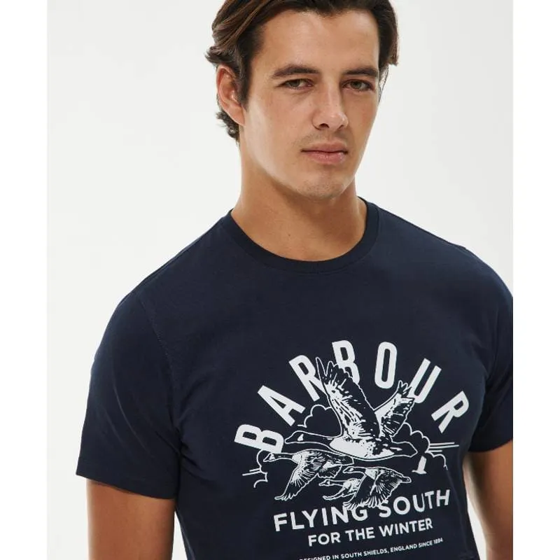 Barbour Country Clothing Mens Tee - Navy