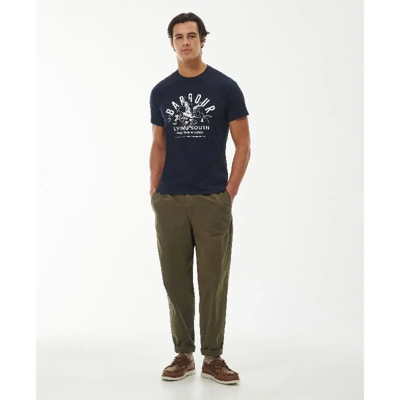 Barbour Country Clothing Mens Tee - Navy