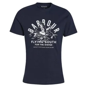 Barbour Country Clothing Mens Tee - Navy