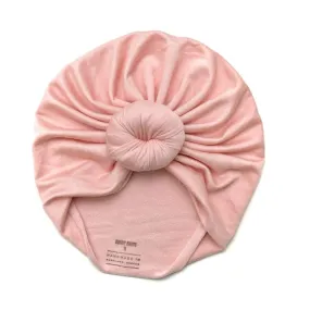 Bells | Baby Pink | Knotted French Terry Headwrap