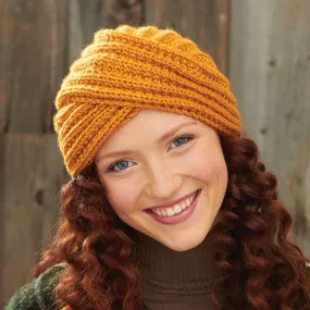 Bernat Knit Turban Twist Hat