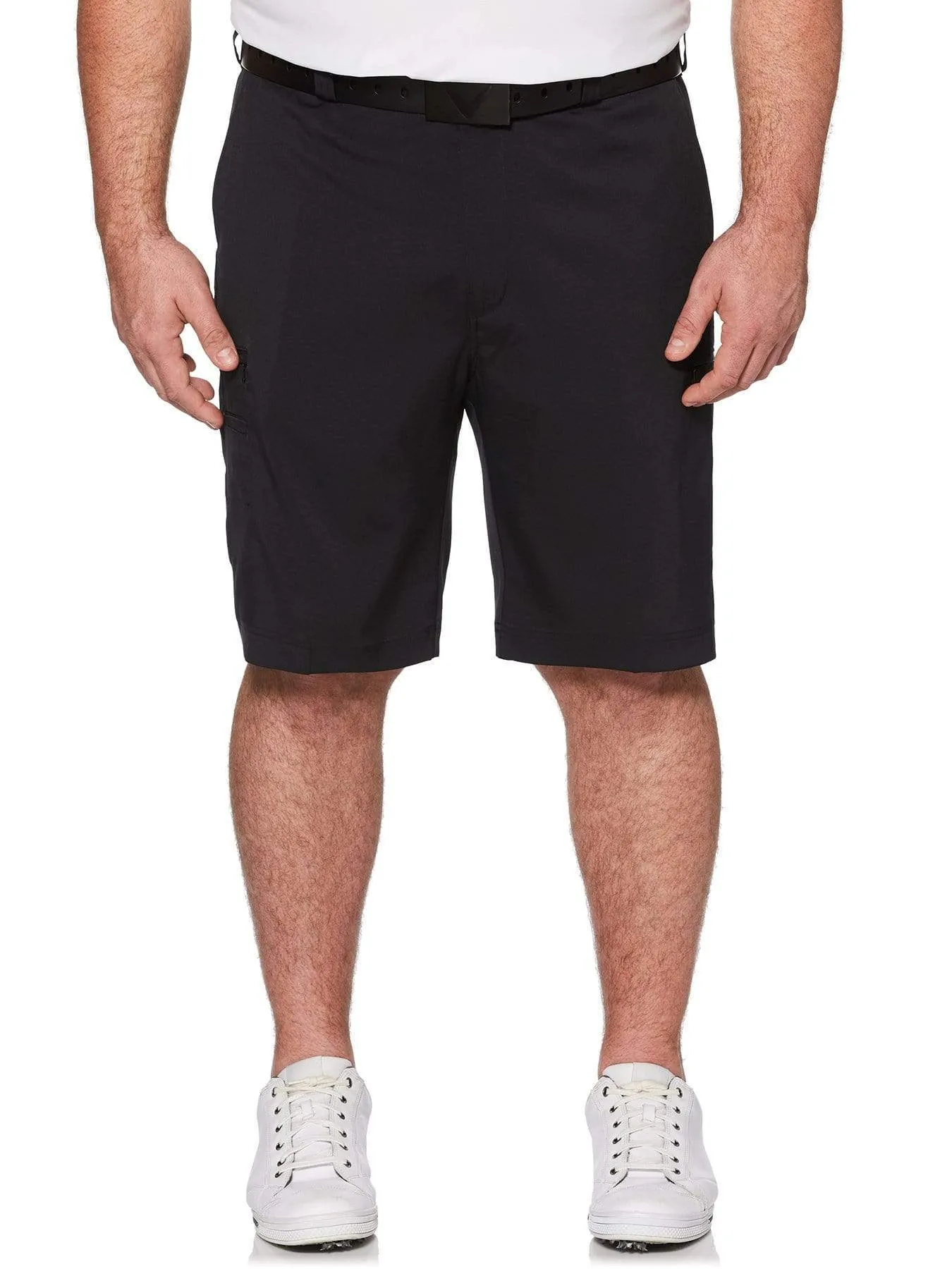 Big & Tall Stretch Solid Cargo Short with Active Waistband