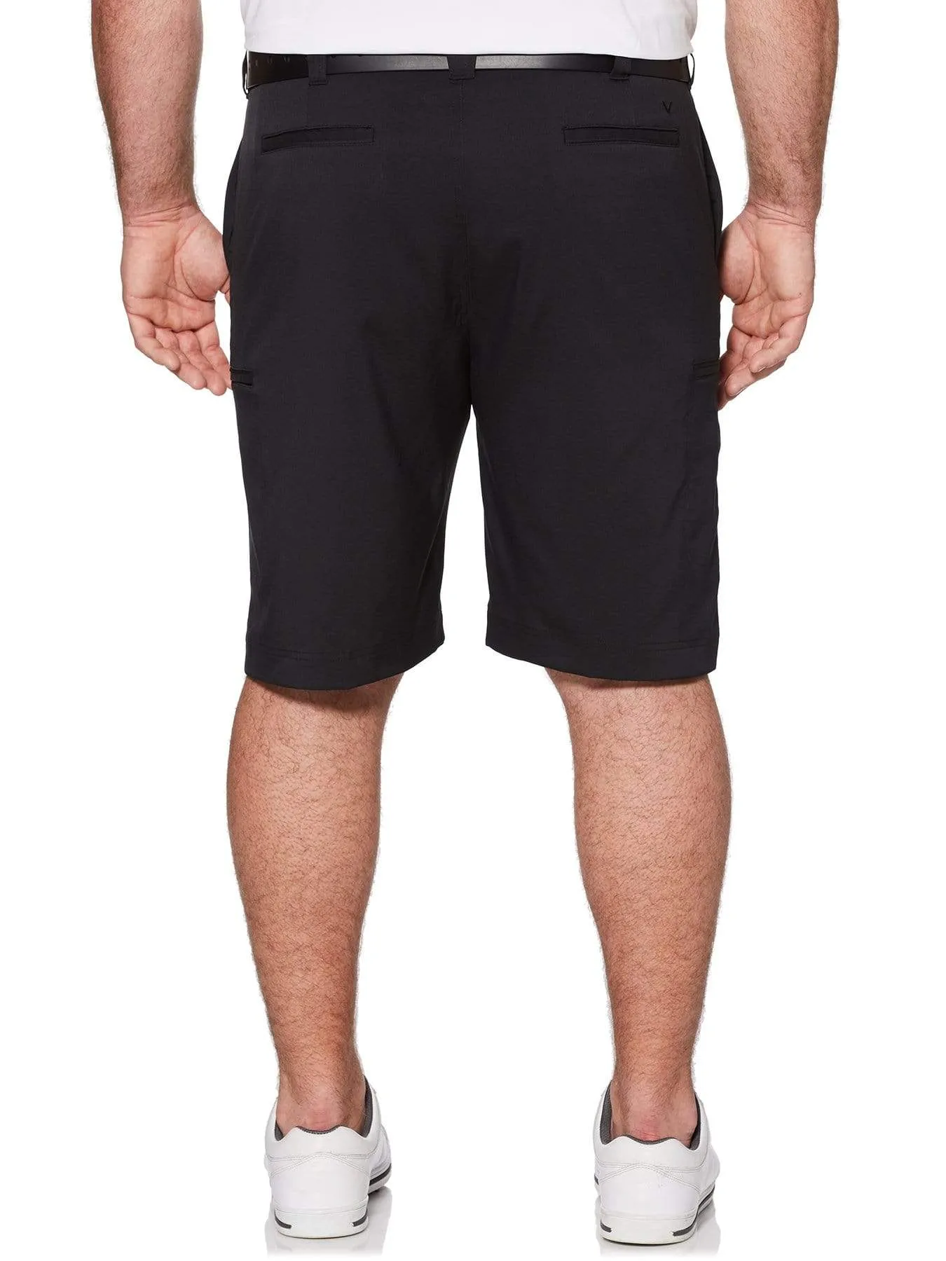 Big & Tall Stretch Solid Cargo Short with Active Waistband