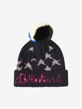 Billieblush Girls Knitted Pom Pom Hat