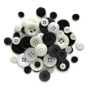 Black & White Buttons