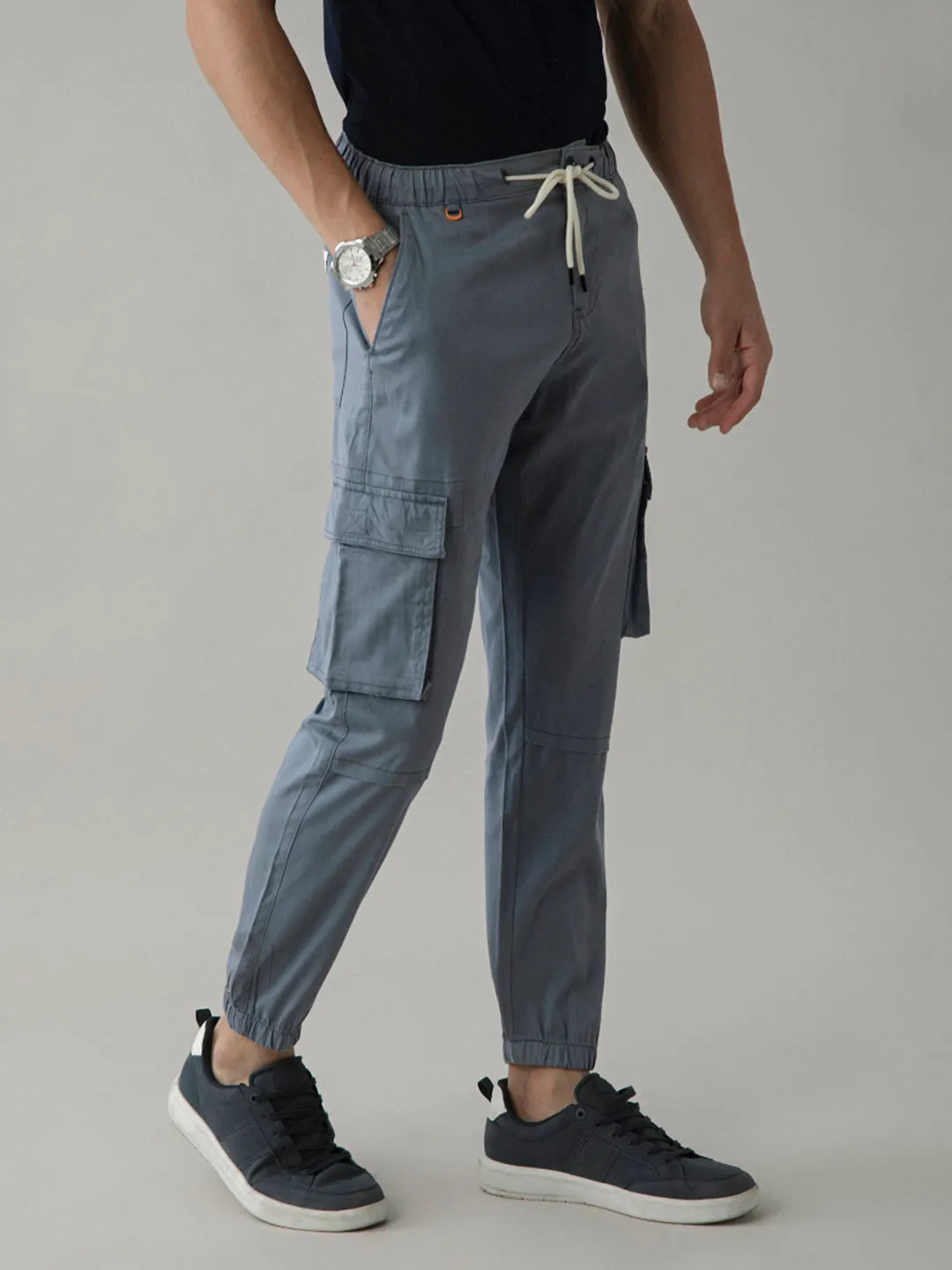 Blue Cargo Pants