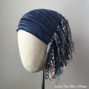 Blue Tweed *Funky Chic Hat* (FCNA32)