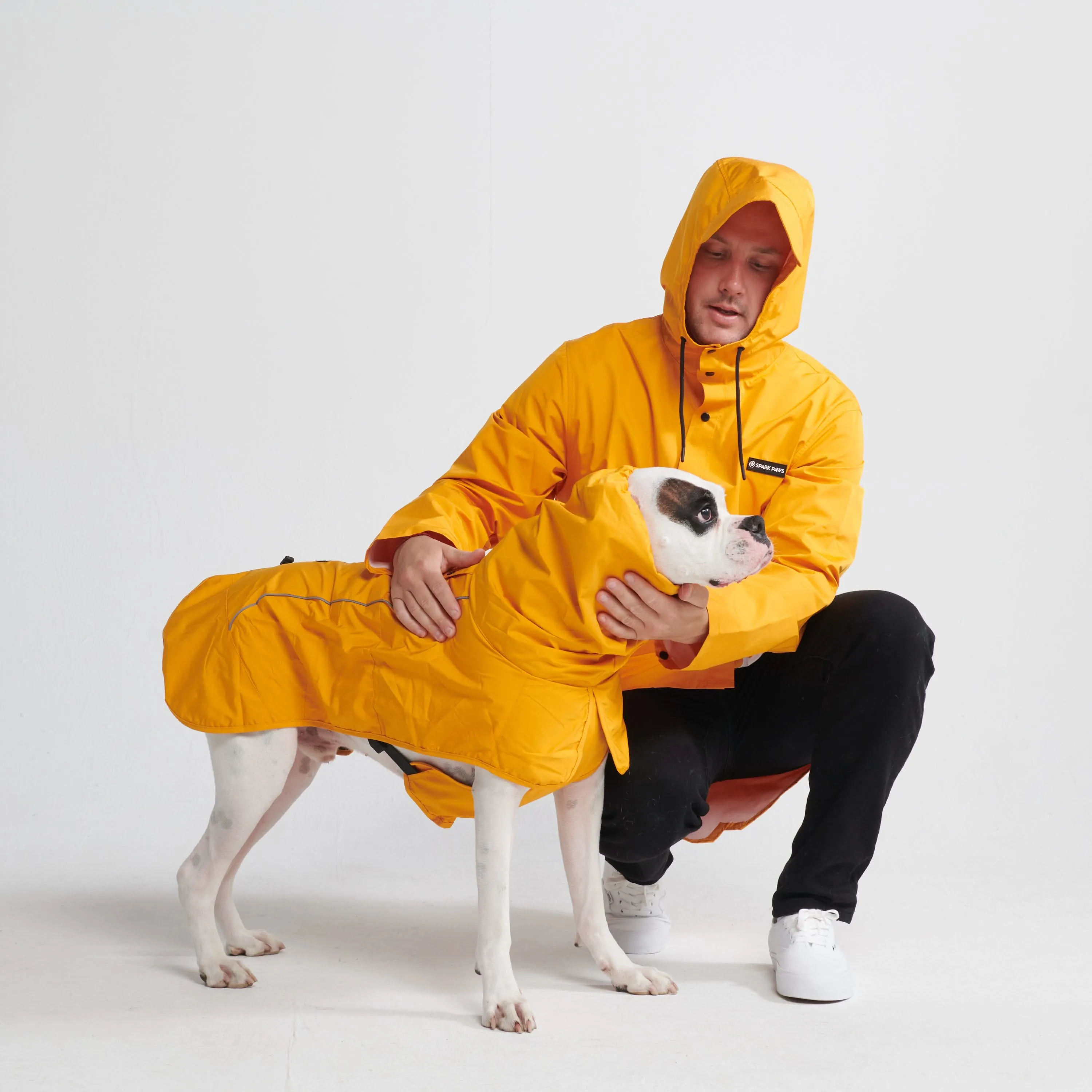 Breatheshield™ Dog Raincoat - Mustard Yellow