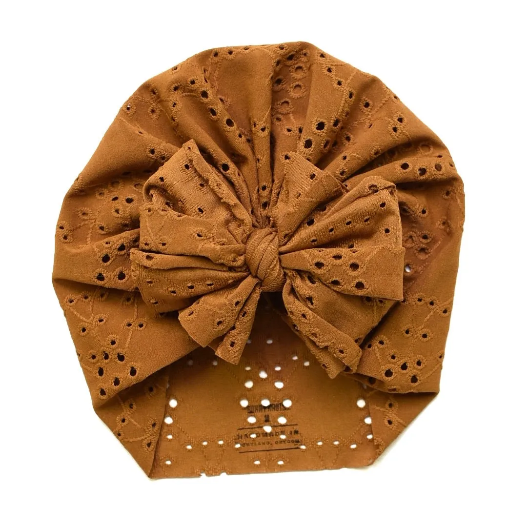 Britta | Ginger Whiskey | Eyelet Headwrap