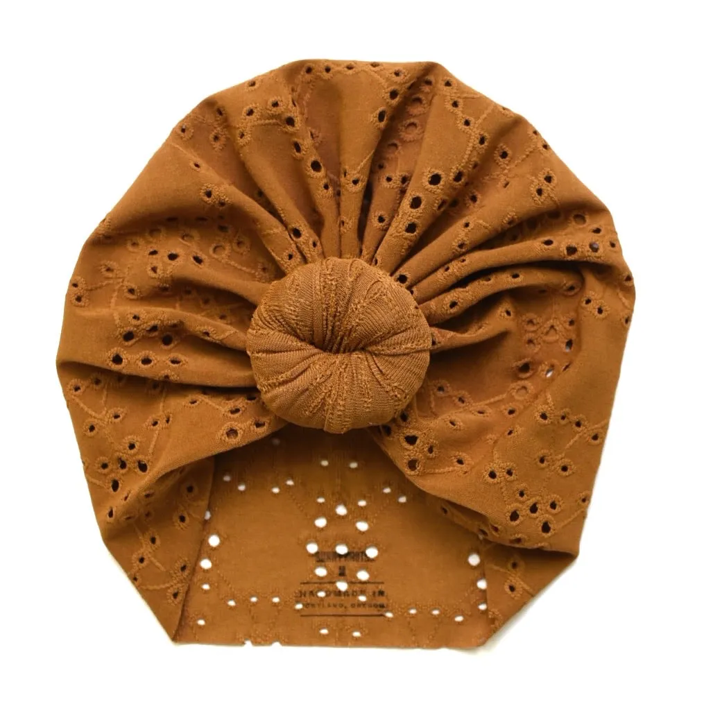 Britta | Ginger Whiskey | Eyelet Headwrap