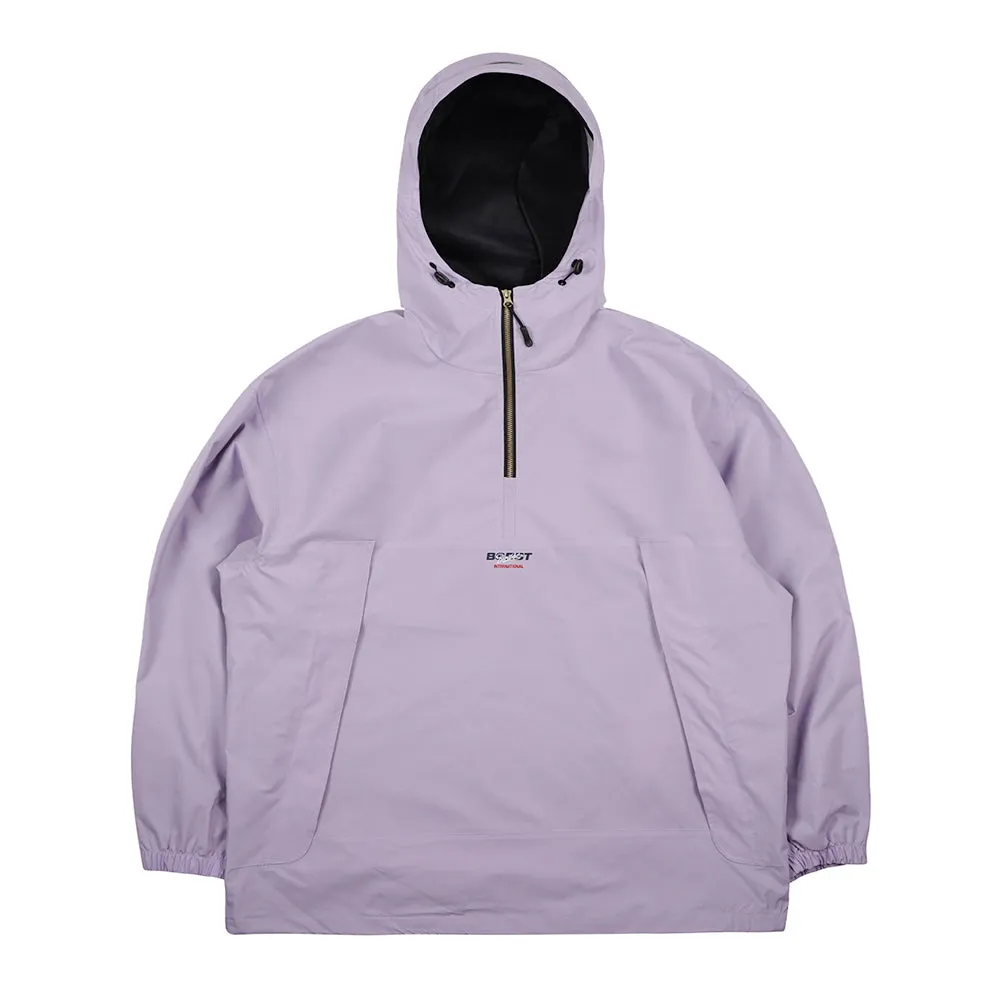 BSM STRETCH HOODED ANORAK JACKET PASTEL PURPLE