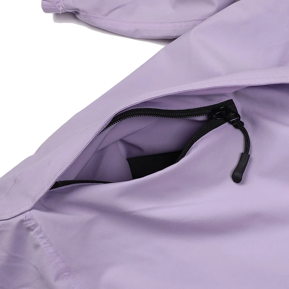 BSM STRETCH HOODED ANORAK JACKET PASTEL PURPLE