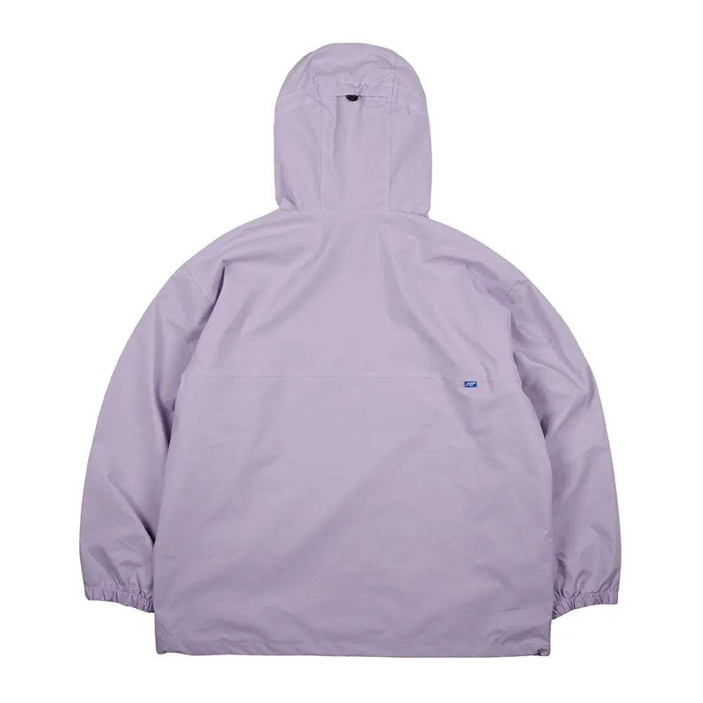 BSM STRETCH HOODED ANORAK JACKET PASTEL PURPLE