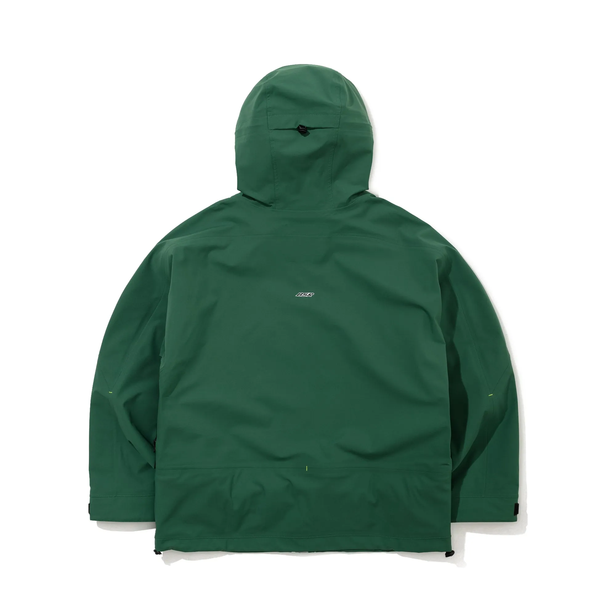 BSR HOODED 3L SEAM SEALING JACKET GREEN