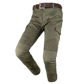 ByCity Mixed Slim III Men's Motorcycle Cargo Pants  - Green