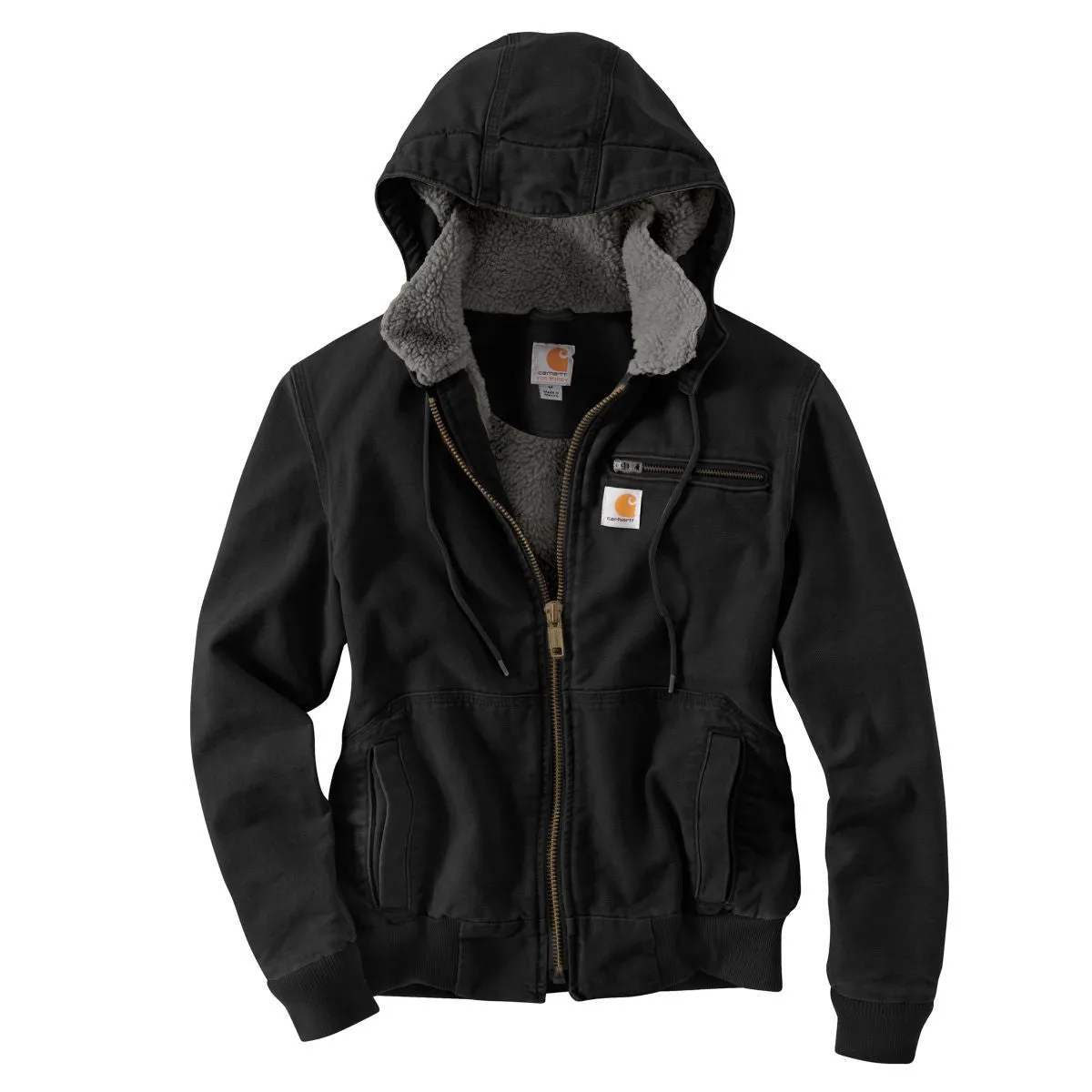 Carhartt Women's Black Weathered Duck Wildwood Jacket