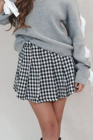 Check You Out Pleated Mini Skirt