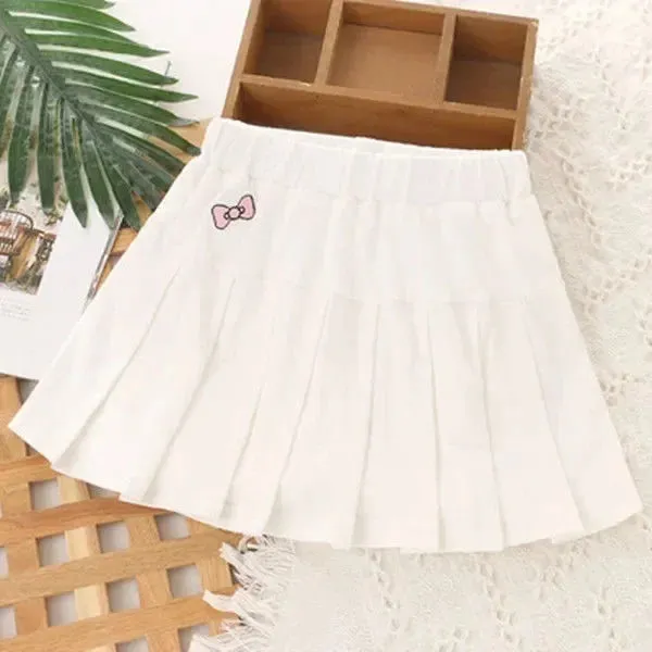 Children's Summer New Comfortable and Breathable Children's Skirt Girls' Pleated Skirt Skirt Anti-slip Culottes