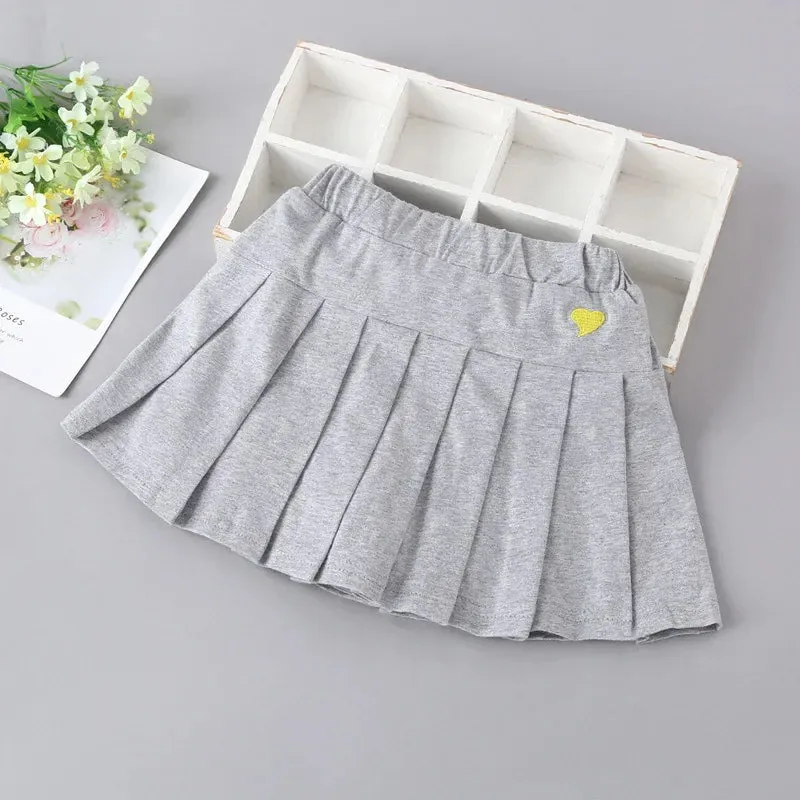 Children's Summer New Comfortable and Breathable Children's Skirt Girls' Pleated Skirt Skirt Anti-slip Culottes