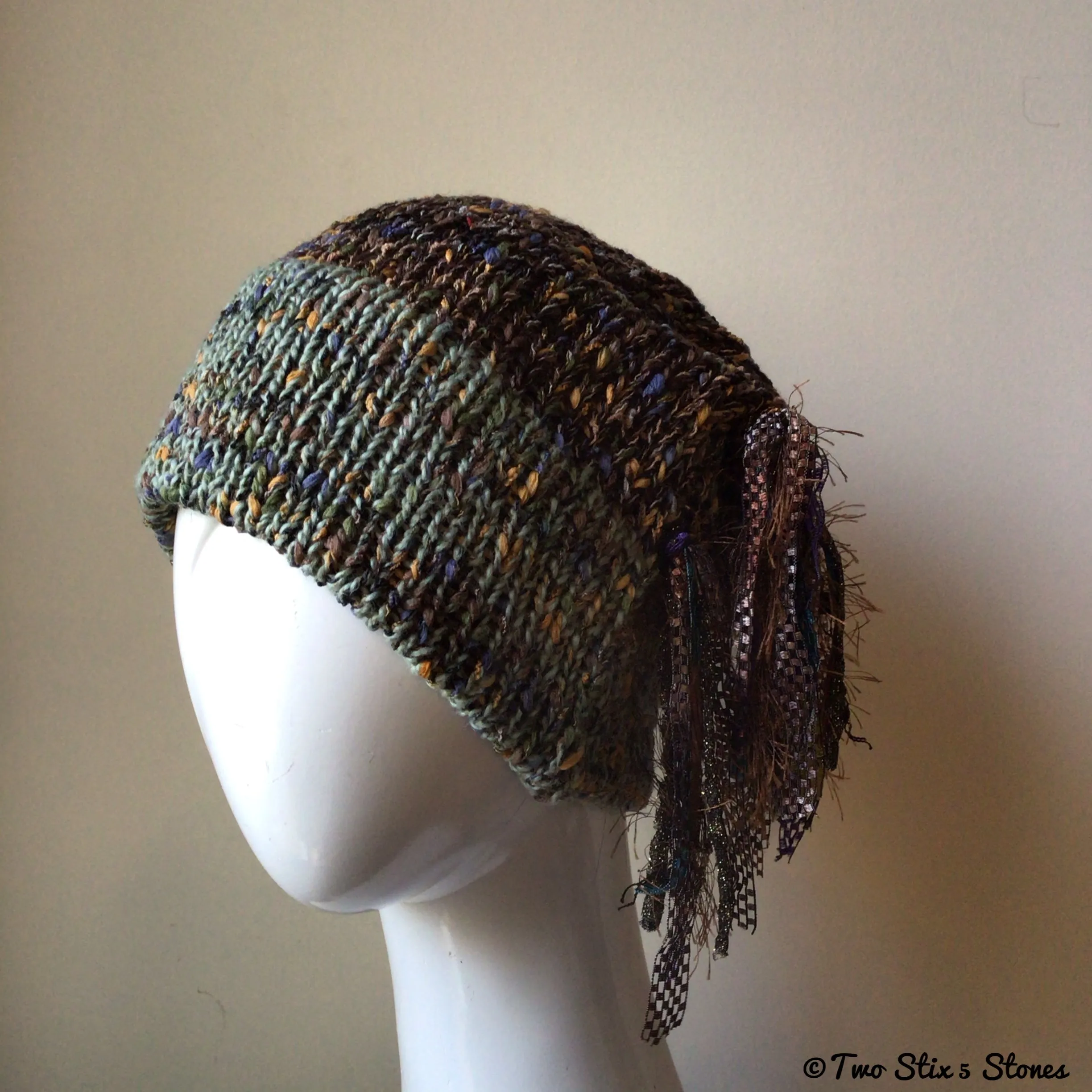 Chocolate Tweed Signature *Funky Chic* Hat