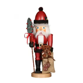 Christian Ulbricht Nutcracker - Santa Claus with Teddy Bear