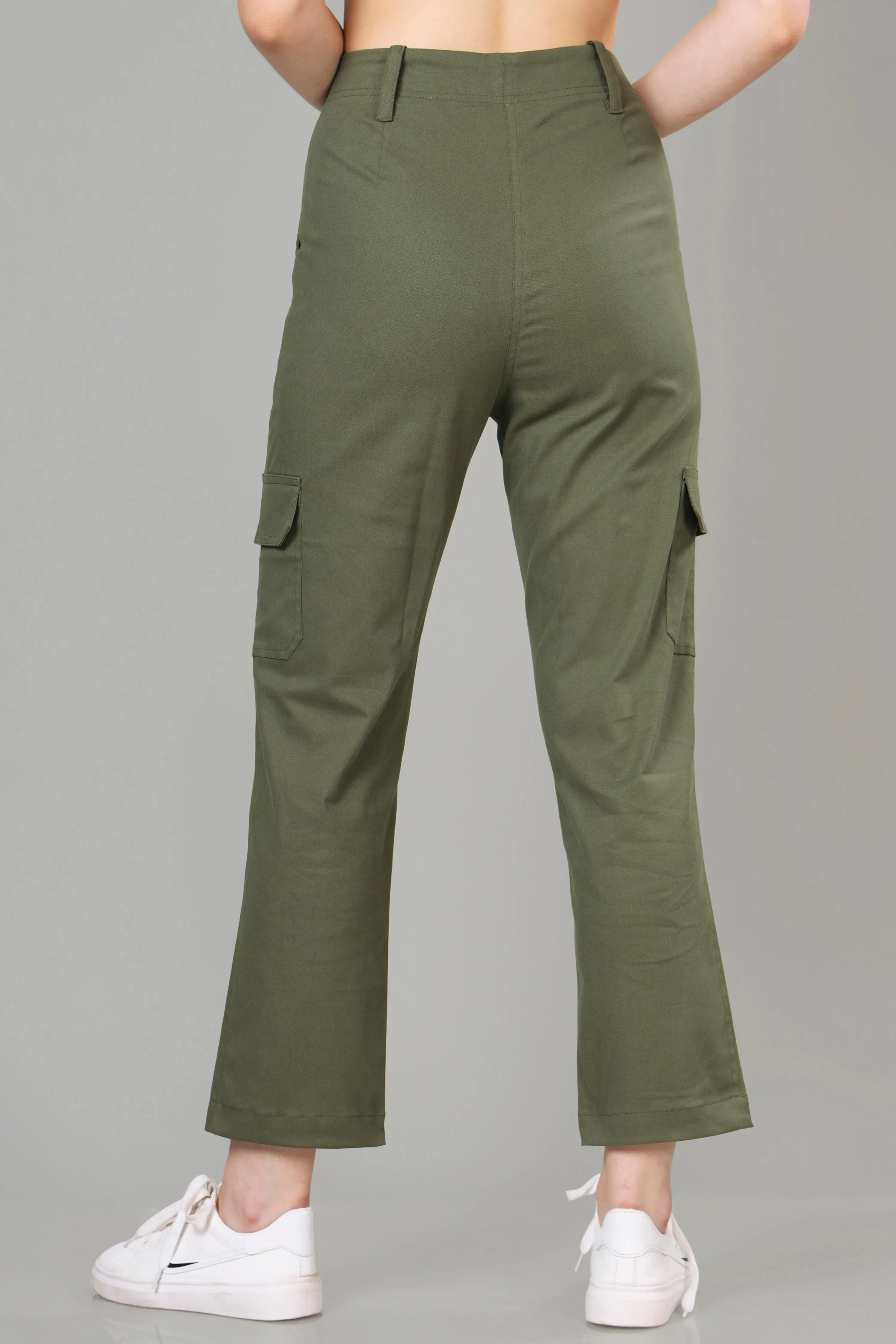 Classic Army Green Cargo For Women