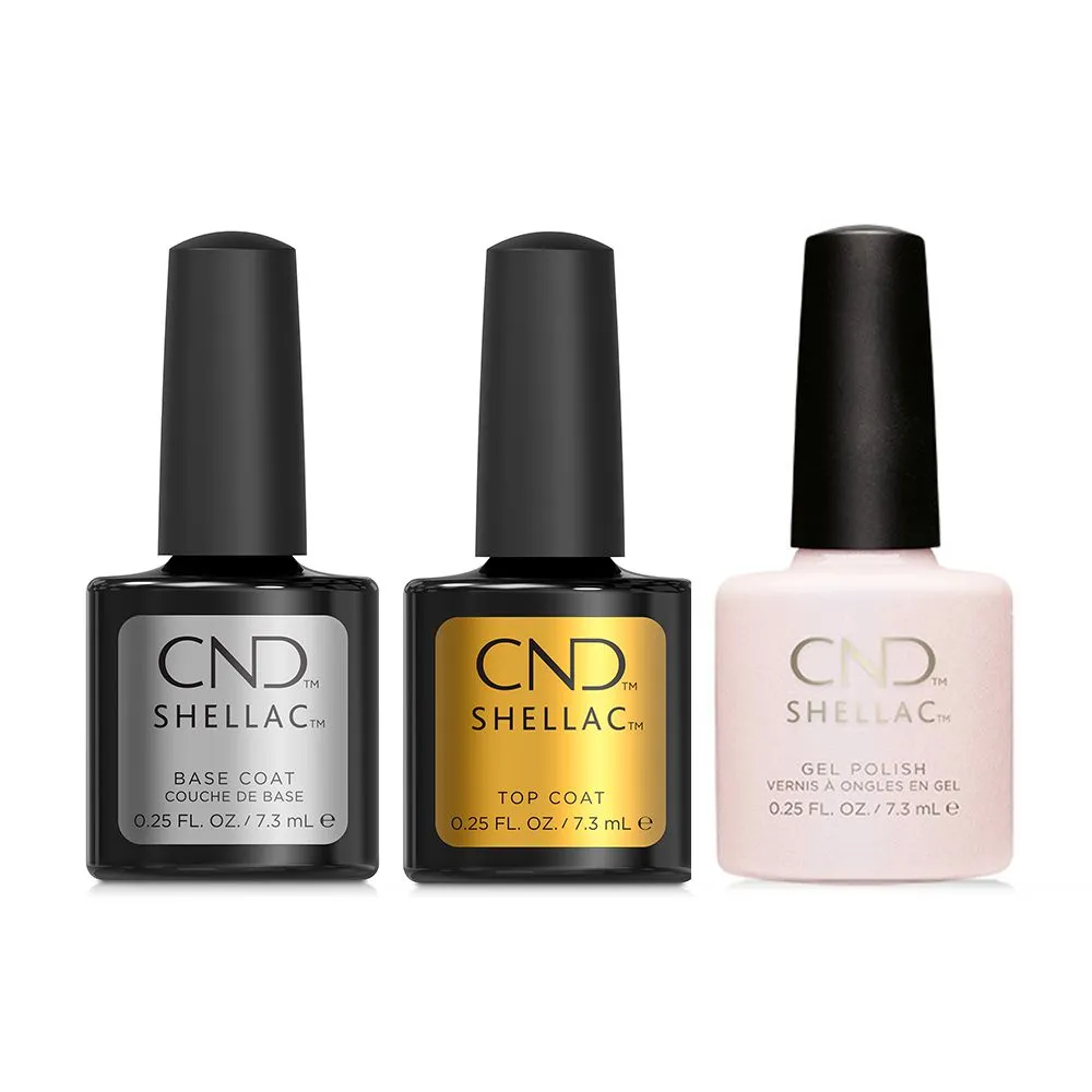 CND - Shellac Combo - Base, Top & Negligee