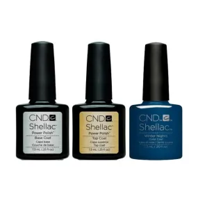 CND - Shellac Combo - Base, Top & Winter Nights