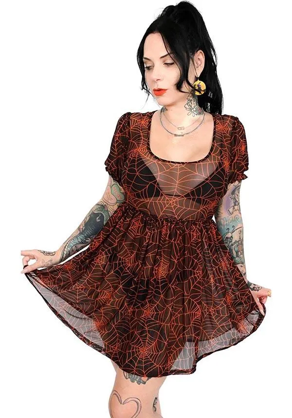 Cobweb [Mesh] | BABYDOLL DRESS**