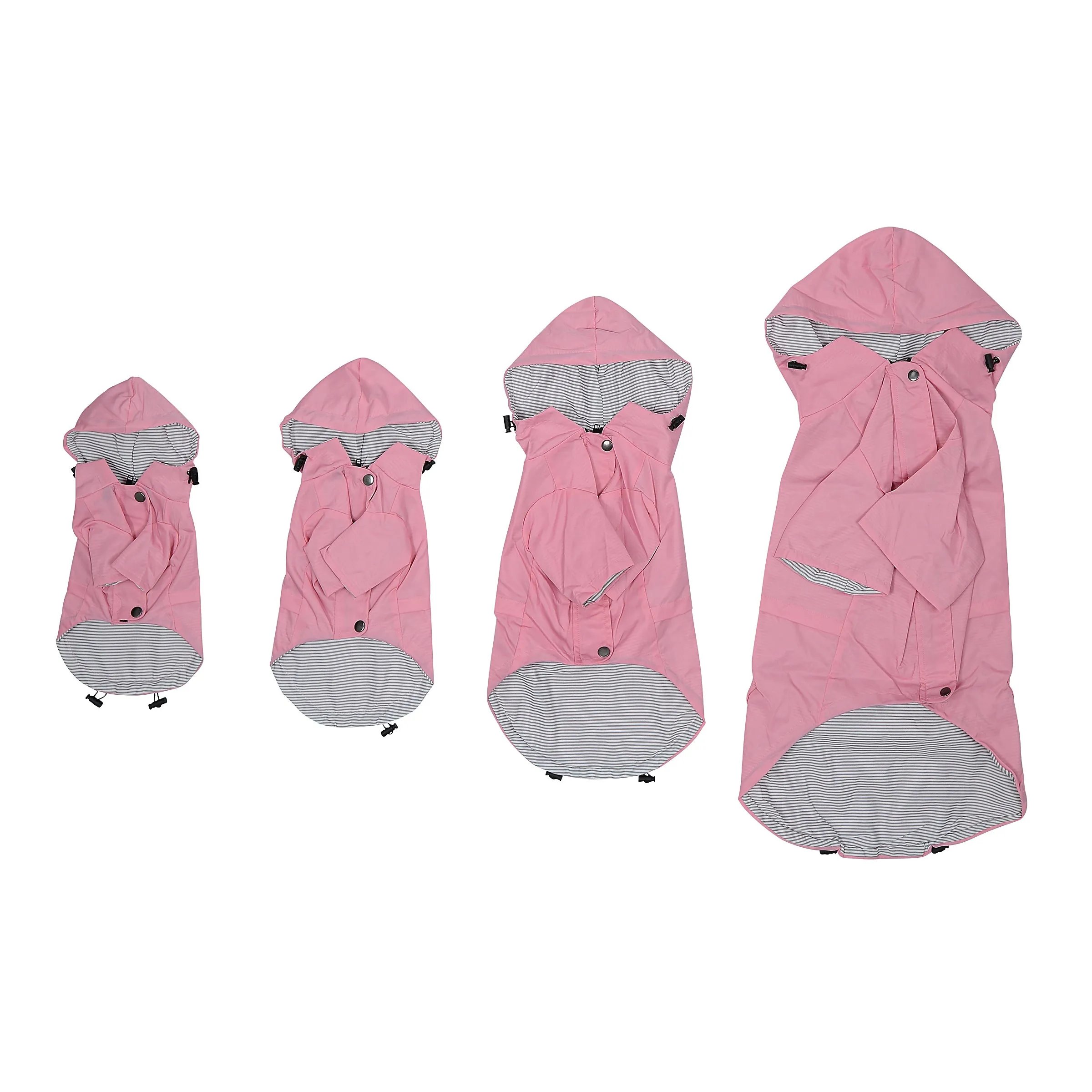 COCO & NERO Pink Dog Raincoat