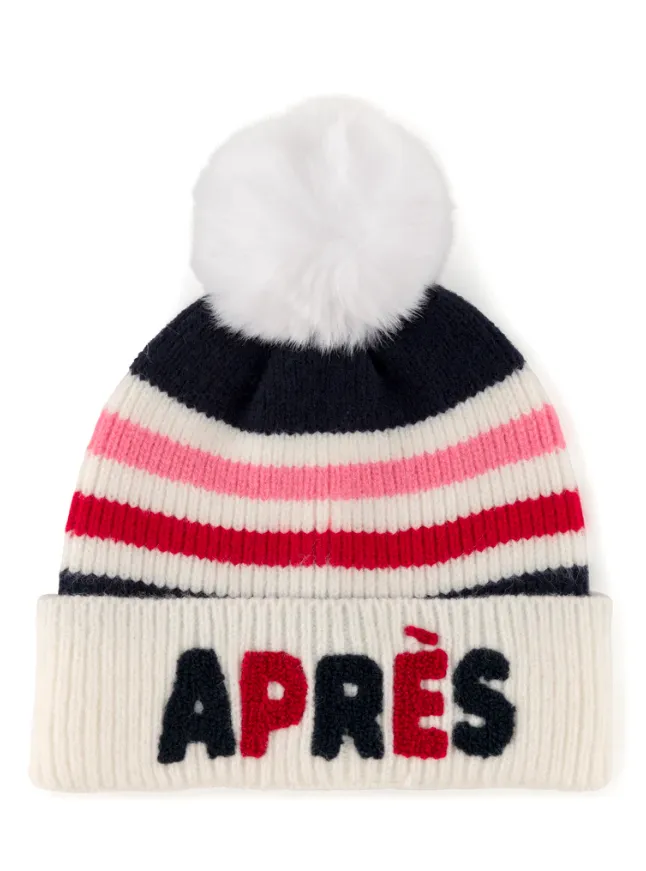 Colorado Apres Graphic Knit Hat, Pink