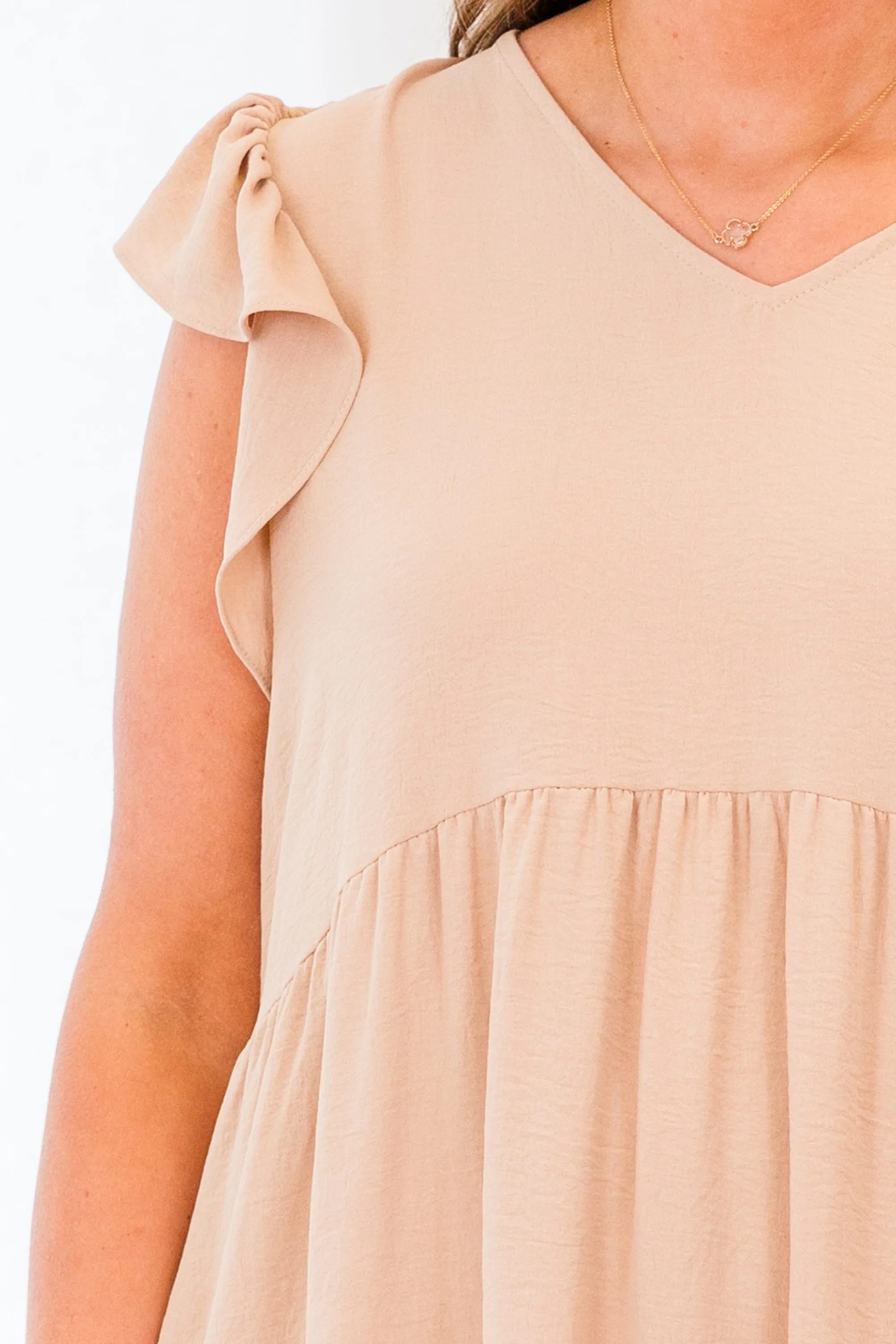 Cozy Cabana Dress, Taupe